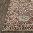 thumbnail image 4 of Loomaknoti Malanie Cortni 3' x 5' Red Oriental Indoor Accent Rug, 4 of 9