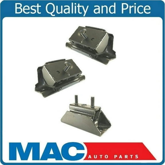 Engine Motor & Automatic Trans Mount 3Pc Kit For Ford Bronco 87-93 5.0L 5.8L