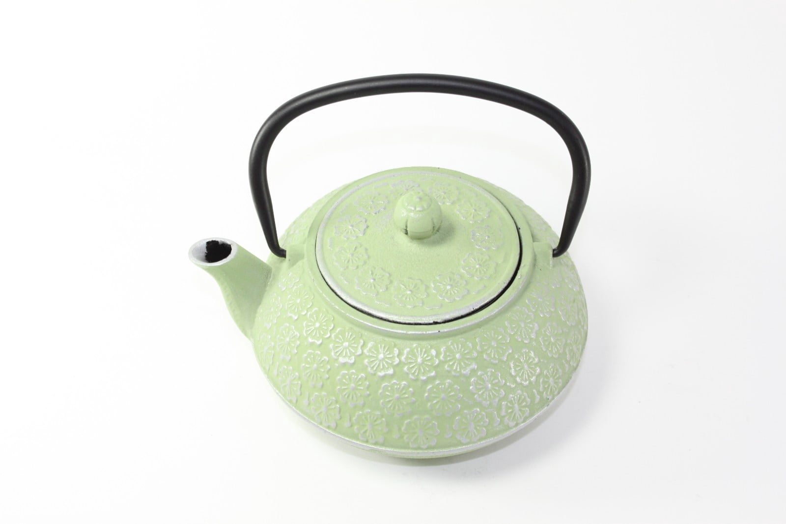 24 fl oz Green Primula Japanese Iron Teapot Tetsubin Infuser Tea Set F15648