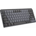 thumbnail image 1 of Teclado mecánico inalámbrico iluminado Logitech MX de alto rendimiento, interruptores lineales, teclas retroiluminadas, Bluetooth, USB-C, macOS, Windows, 1 of 1