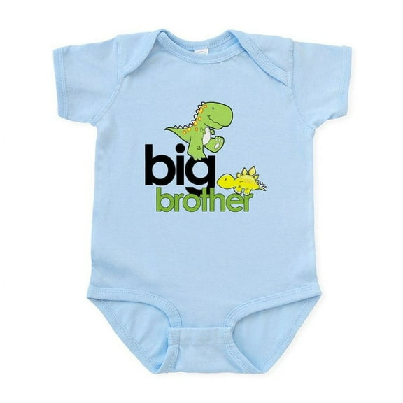 CafePress - Big Brother T Shirt Dinosaur Infant Bodysuit - Baby Light Bodysuit, Size Newborn - 24 Months