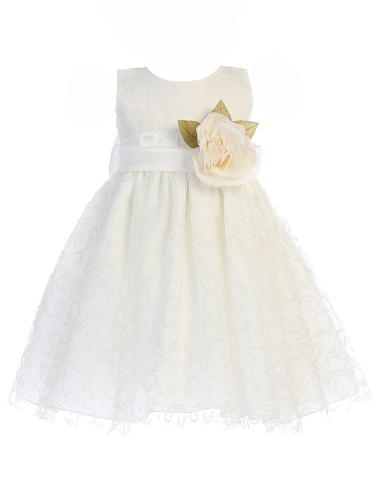 little girl ivory flower girl dresses