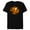 Black, variant on Tim Burton’s Nightmare Before Christmas Halloween Silhouette - Short Sleeve Blended T-Shirt for Adults - Customized-Denim Snow Heather