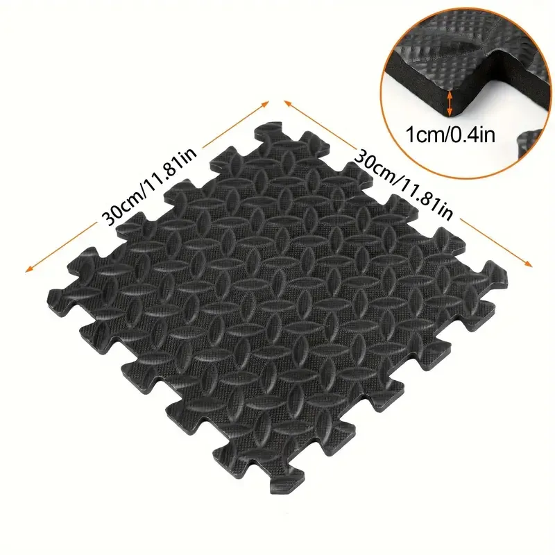 20 Piece Puzzle Fitness Mat Double Sided Interlocking Foam Floor Mat EVA Non Slip Mat Suitable for Yoga and Fitness Equipment