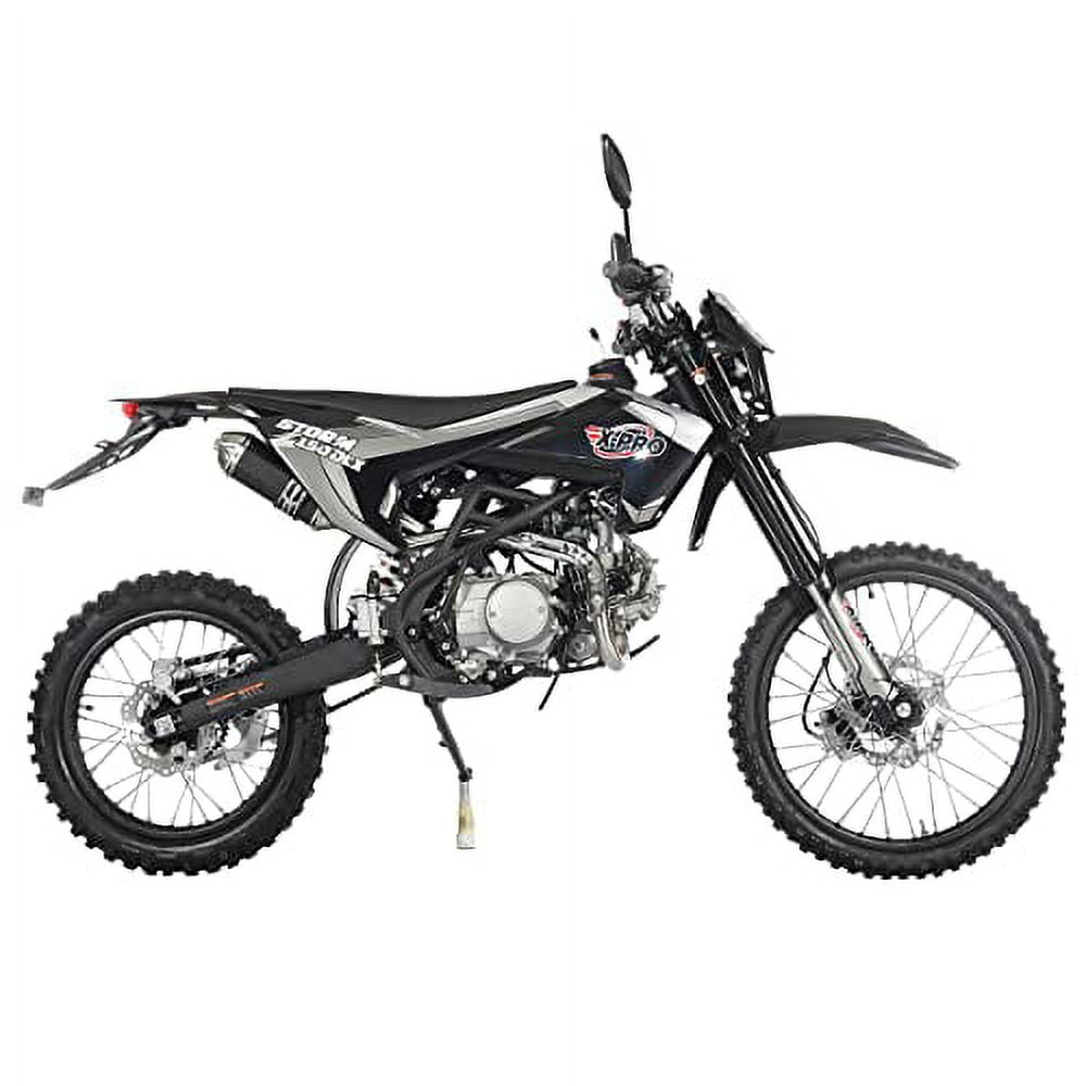 X-Pro Brand New 150cc Gas Pit Dirt Bike with All lights, 4-Speed Manual Transmission, 19"/16" Tires
