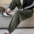thumbnail image 6 of Ndbuld Womens Cargo Pants with Pockets Spring and Summer Casual Pocket Workwear Pants Casual Long Pants Leggings Great Gifts for Less,S,Army Green, 6 of 7