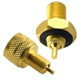 thumbnail image 1 of 2PCS Nuevo Adaptador de Reductor de Válvula de Neumático de Cobre + Diámetro Interior Interno DYNWAVEMX Válvula de gran diámetro, 1 of 8