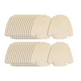thumbnail image 1 of 30 recortes de madera sin terminar de 10 x 8,9 cm para manualidades y fiestas Sudadera, 1 of 9