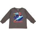 thumbnail image 3 of Inktastic Outer Space 3rd Birthday Boys or Girls Long Sleeve Toddler T-Shirt, 3 of 5