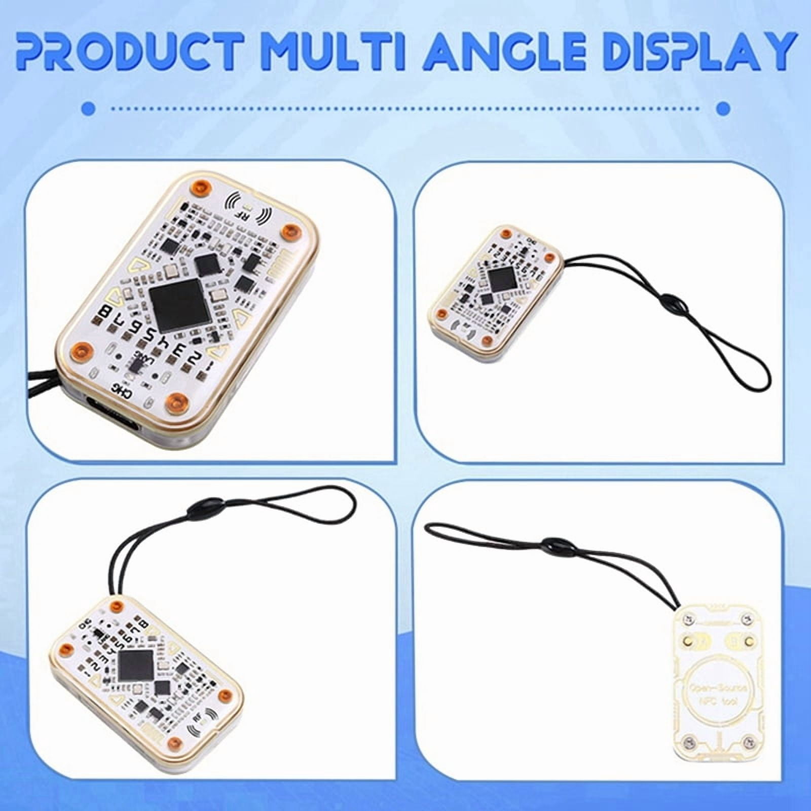 Chameleon Ultra V2.0 RFID Reader Emulator Emulator+9CUID Keychain 125Khz 13.56Mhz Card Decode NFC Duplicator