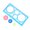 Blue, variant on Pompotops Drawing Kit Design Geometric Ruler Learning Drawing Tool Stationery