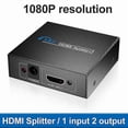 thumbnail image 3 of 1X2 Splitter By 1 Port to 2 Display Duplicate/Mirror USB Powered Splitter (One Input to Two Outputs, 3 of 5