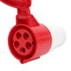 thumbnail image 3 of Zócalo Industrial ANGGREK Conector de 5 Pines IP67 Impermeable 380-415V 32A 3P+N+E, 3 of 8