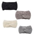 thumbnail image 2 of 22x12cm 4Pcs Knitted Wool Hair Band Handmade Headbands Ear Protection Caps Headband, 2 of 7