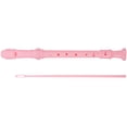 thumbnail image 1 of LITINKIMI Soprano Recorder Instrument for Teens 1 Set Pink Abs Flannel Cylindrical 12.8In, 1 of 8