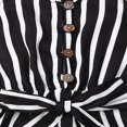 thumbnail image 3 of Summer Leopard Print Infant Baby Girls Cotton Rompers Overalls Sleeveless Button Jumpsuits Outfits Kids Clothes Coffee 1-2 Years, 3 of 4