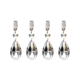 thumbnail image 4 of 8Pcs Tablecloth Weights Heavy Crystal Weight HeartShape Hangers Pendants For Dinner Table Cloth Outdoor, 4 of 5