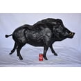 thumbnail image 3 of Nifao Lifesize Boar Made of Bronze, Statue – Outdoor Garden Decor Sculpture, 12"L x 50"W x 30"H, 3 of 10