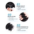thumbnail image 4 of Trenzas bohemio para resaltar el cabello humano, 220 g, 55 cm, 1B, 4 of 6