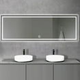 thumbnail image 6 of 22 in x 65 in Black Modern LED Mirror, 6 of 10