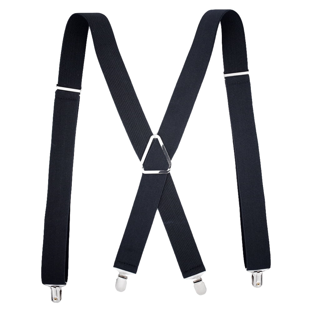 Bretelles Larges Réglables Pour Homme - 3 Clips En Y - Élastique - Pour Travail Ou Costume - Neuf Avec étiquettes
