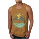 thumbnail image 1 of Mens Camisetas de Verano Casual sin Mangas de Impresión Suéter Cuello Redondo Deportes Superior, Poliéster, 1 of 4