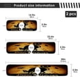 thumbnail image 3 of Coolnut Black Cat Bat Sink Splash Guard for Faucet 2 Packs Faucet Absorbent Mats, Halloween Animals Faucet Handle Drip Catcher Quickly Drying Mat for Kitchen Counter Bathroom, 14.9"x5.5", 3 of 7