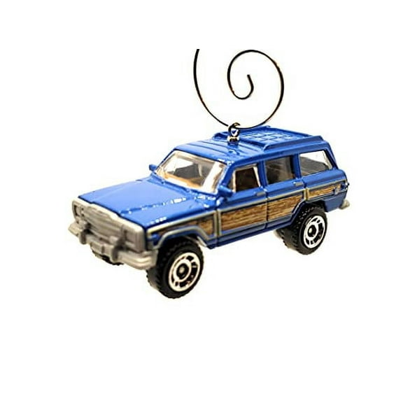 for Jeep Wagoneer Christmas Ornament 1:64 Blue