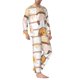 thumbnail image 2 of Balery Cute Bee Gnome Pijama para Hombre de Dos Piezas con Manga Larga, Conjunto de Dormir y Descanso Suave con Bolsillos-Small, 2 of 6