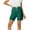 Green, variant on Nmnitkp Shorts for Women Comfy Drawstring Casual Elastic Waist Pure Color Shorts Summer Beach Lightweight Short Pants with Pockets Black,L