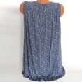 thumbnail image 4 of CHGBMOK Plus Size Womens Summer Tops Floral Printed Casual Loose Blouse Swing V-neck Tees Sleeveless Shirts Oversize Graphic Tank Tops, 4 of 6