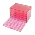 thumbnail image 2 of Nail Arts Storage Box de 120 cuadrículas Organizador de joyas para chillidos de cuentas de aretes Rosa, 2 of 8