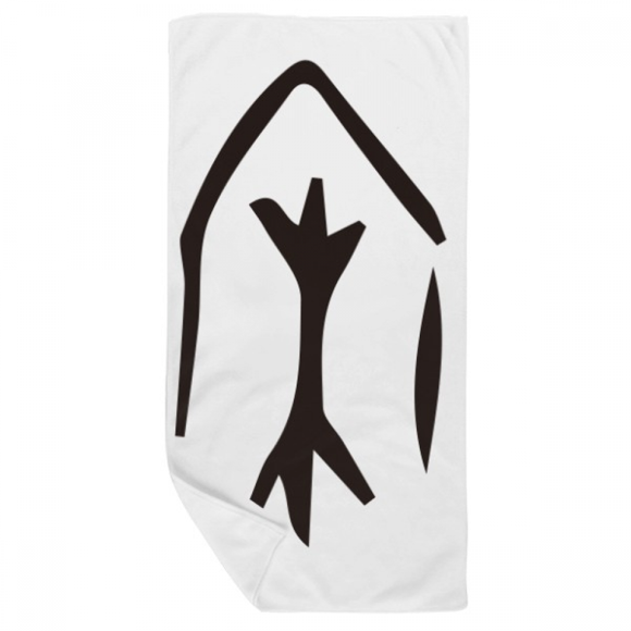 b inscription chinese surname character song bath towel soft washcloth facecloth 35x70cm