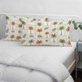 thumbnail image 4 of Palm Tree Throw Pillow Cover 12 x 20 Inch Decorative Pillow Cover Summer Tropical Plants Leaves Vintage Plaid Lumbar Pillowcase Seasonal Rectangle Cushion Case for Couch Sofa Bed Living Room, 4 of 9