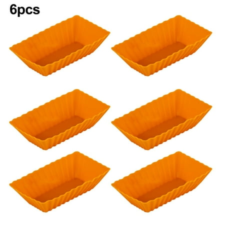 

Sufanic 6Pcs Cup Cake Silicone Baking Mould Cupcake Case DIY Bake Mold Muffin