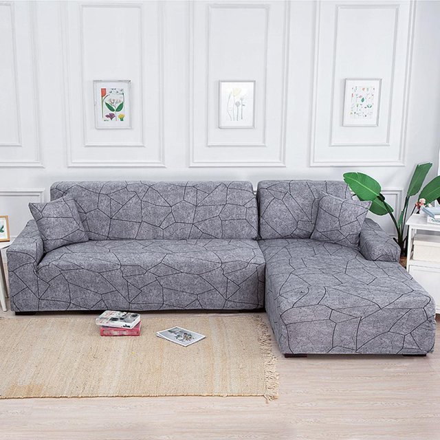 1 de funda de sofá, cojín, asiento, antideslizante, portátil, poliéster, elástico, estampado, cuadrado, funda de almohada, funda de sofá para - Tres asientos C Soledad Funda de sofá