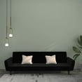thumbnail image 1 of vidaXL 2-Seater Sofa Bed Black Velvet, 1 of 5