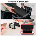 thumbnail image 5 of TSV Carrying Case Fit for Nintendo Switch/OLED, Portable Hard EVA Protective Bag, Travel Pouch with 10 Game Card Slots, 5 of 6