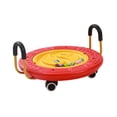 thumbnail image 3 of Patinete para sentarse, patinete para desarrollar habilidades motoras, patinete multiusos para interiores, tabla de equilibrio con asas para el hogar Rojo, 3 of 8