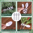 thumbnail image 2 of MYG 4 Pcs Cravates de Guirlande de Noël Support de Couronne Cintres de Noël Support Extensible, 2 of 8
