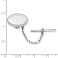 thumbnail image 3 of Rhodium-plated Oval Beaded Tie Tack, 3 of 3
