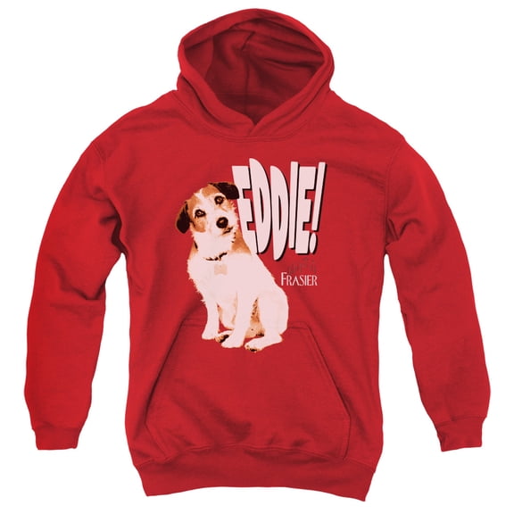 Frasier Eddie Youth Pullover Hoodie Sweatshirt Red