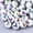 Christmas Hat, variant on GKNET 20x Colorful Electroplate Glass Beads 10mm Christmas Theme Star Bell Snowflake-Snowflake - Blue