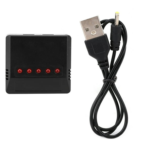 3.7V Lithium Battery Charger 1 to 5 Balanced Universal Drone Battery Charging Hub with Protection (Charger )
