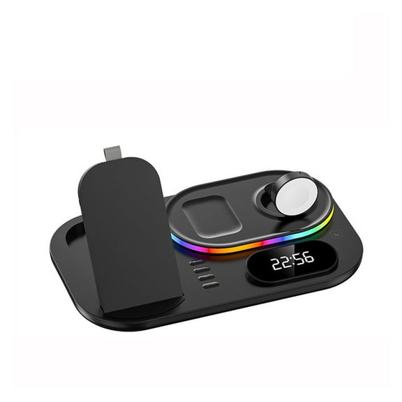 30W 4 In 1 Fast Wireless Charger Stand For Phone Watch Earphones Wireless Charging Dock Station