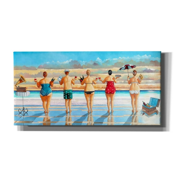 Epic Graffiti 'Watching Sunset' by Ronald West Canvas Wall Art, 40" x 20"