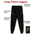 thumbnail image 2 of Quad Seven Boys Sweatpants - 2 Pack Fleece Athletic Boys Joggers and Cargo Pants (Sizes:8-18), 2 of 7