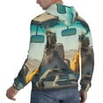 thumbnail image 6 of Lsque Desert Monkeys Drive Pattern Casual Men's Hoodie,Hooded Sweatshirt with Kangaroo Pocket,Pullover Hoodie-X-Large, 6 of 7
