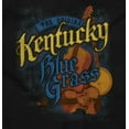 thumbnail image 2 of Original Kentucky Blue Grass Music KY Unisex Plus Fleece Graphic Hoodie Brisco Brands 2X, 2 of 5