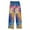 Colorful Splashes and Brushstrokes, variant on Kids' Pajama Pants Soft Relaxed Fit Sleep Pants Lounge Pants with Pockets Green Tie-dye Flowers Small